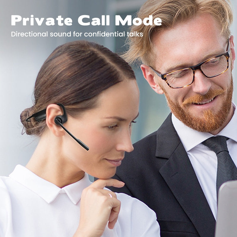🔥New Year's Special Offer:50% OFF🎉 Open Air Conduction Wireless Bluetooth Headset with Microphone