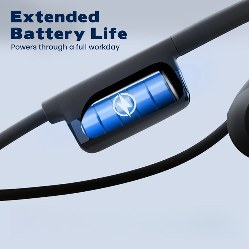 🔥New Year's Special Offer:50% OFF🎉 Open Air Conduction Wireless Bluetooth Headset with Microphone