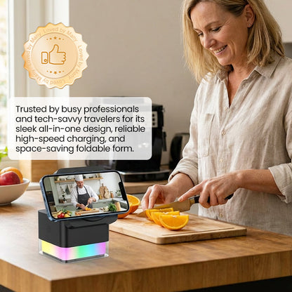 3-in-1 Foldable Magnetic Wireless Charging Station