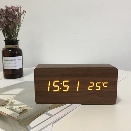 🔥Limited-time offer-LED Digital Alarm Clock with Wireless Charging Station