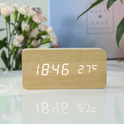 🔥Limited-time offer-LED Digital Alarm Clock with Wireless Charging Station