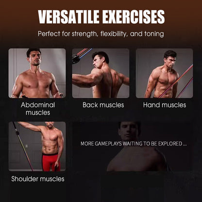 13PCS Resistance Band Set with Handle for Home Gym