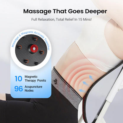 Magnetic Lumbar Stretcher – Acupressure Massage, Portable Design & Relieves Back Pain 🧘‍♂️✨