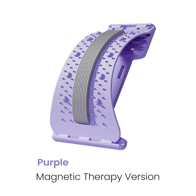 Magnetic Lumbar Stretcher – Acupressure Massage, Portable Design & Relieves Back Pain 🧘‍♂️✨