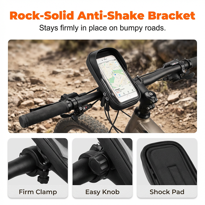 Waterproof Bicycle Phone Mount Bag