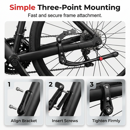 🚲 LIMITED-TIME 50% OFF! ✨ Adjustable Bicycle Kickstand – Aluminum, Universal, Frame-Safe 🔩