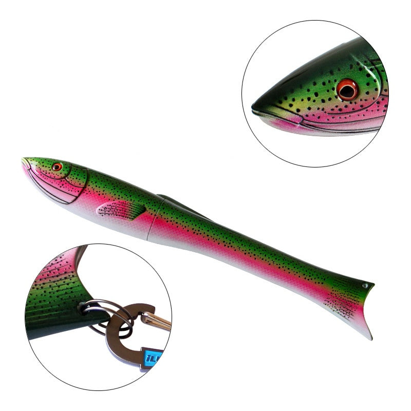 🔥2026 Hot Sale 50% OFF✨Fish-Shaped Telescopic Fishing Rod & Reel Combo