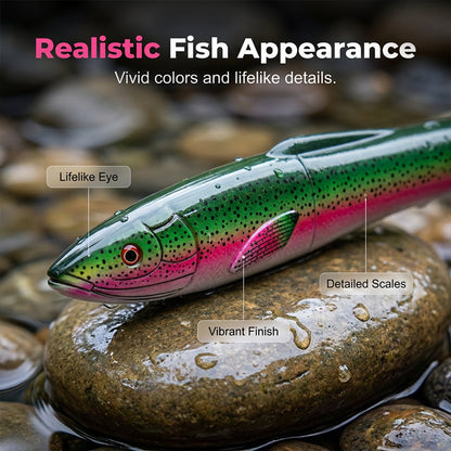 🔥2026 Hot Sale 50% OFF✨Fish-Shaped Telescopic Fishing Rod & Reel Combo