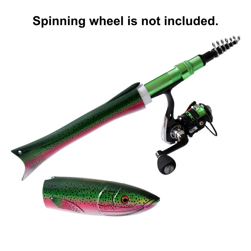 🔥2026 Hot Sale 50% OFF✨Fish-Shaped Telescopic Fishing Rod & Reel Combo