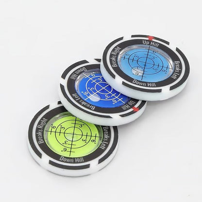 Precision Golf Green Reading Level & Ball Marker