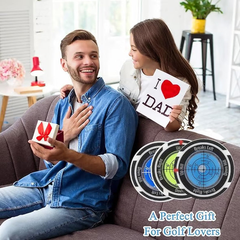 Precision Golf Green Reading Level & Ball Marker