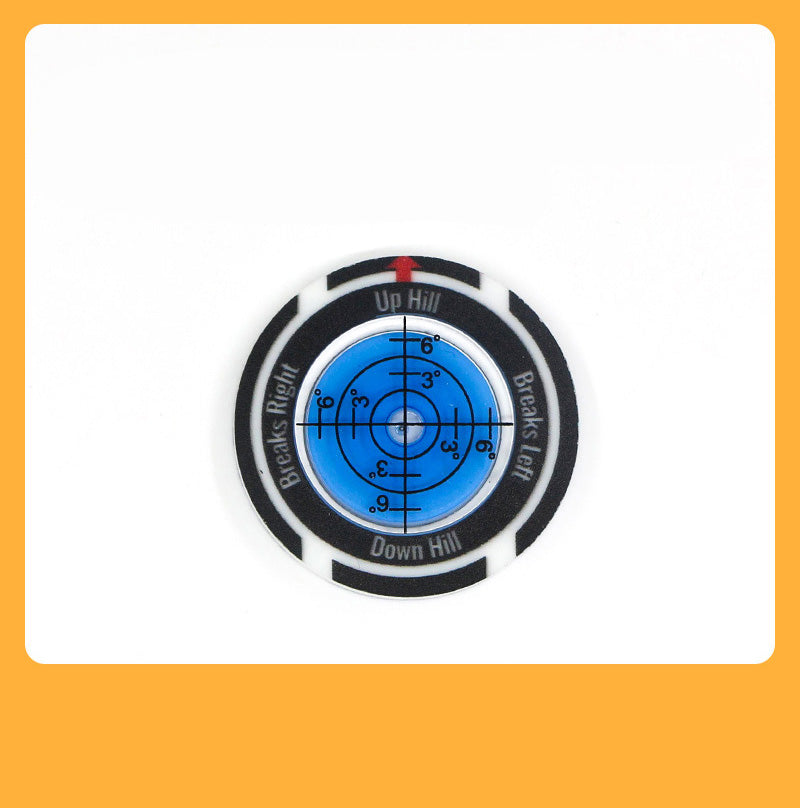 Precision Golf Green Reading Level & Ball Marker