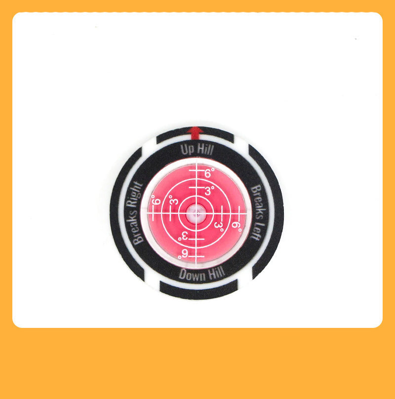 Precision Golf Green Reading Level & Ball Marker