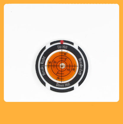 Precision Golf Green Reading Level & Ball Marker