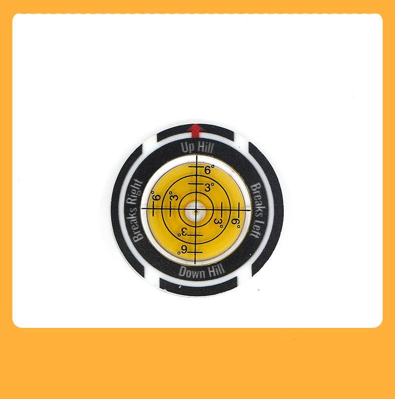 Precision Golf Green Reading Level & Ball Marker