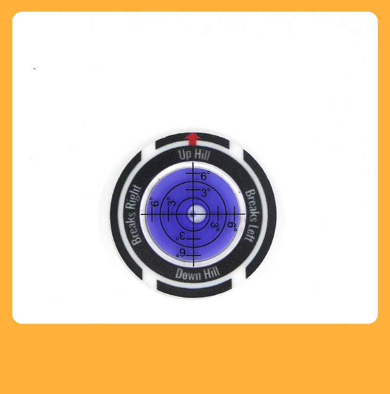 Precision Golf Green Reading Level & Ball Marker