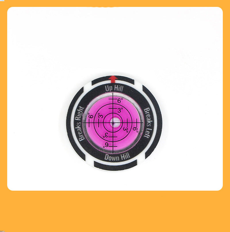 Precision Golf Green Reading Level & Ball Marker